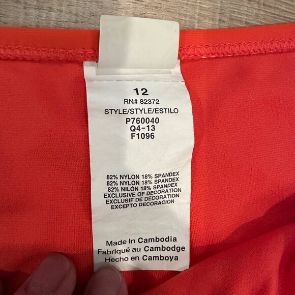 ISLAND ESCAPE WOMENS TANKINI TOP SIZE 8 BOTTOMS SIZE 12 - Picture 5 of 10